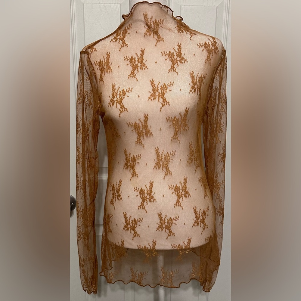 Sweet Generis Sheer Lace Top
